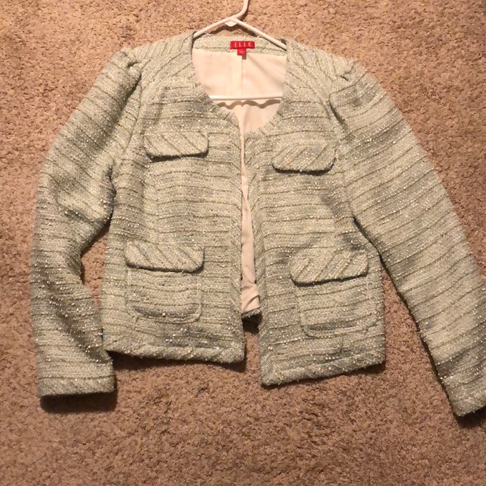 Sparkly blue Elle blazer